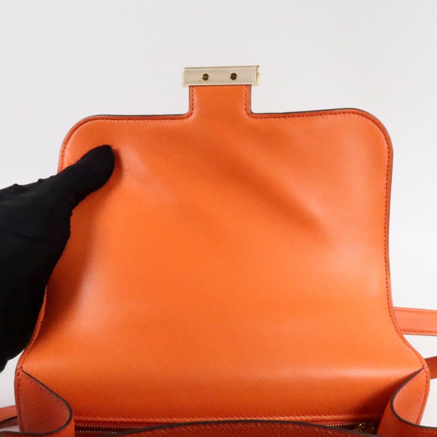 HERMES Evercolor皮革Constance 24肩背袋-16