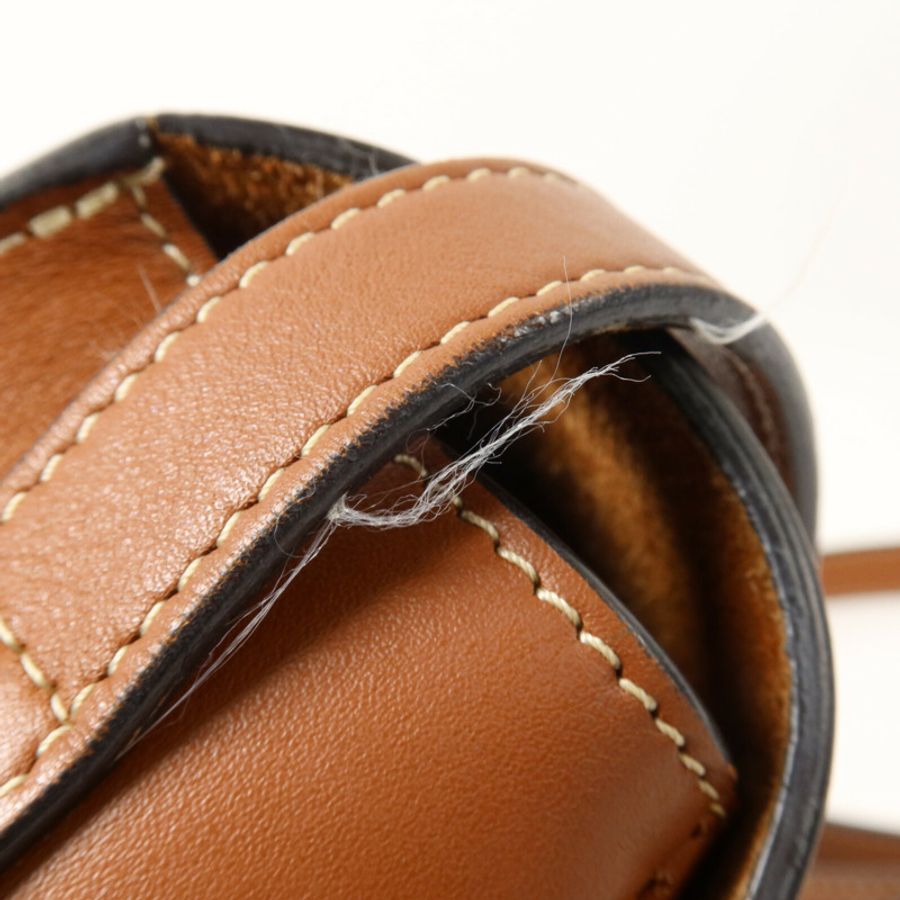 CELINE 牛皮皮革Folco Cuir Triomphe肩背袋-14
