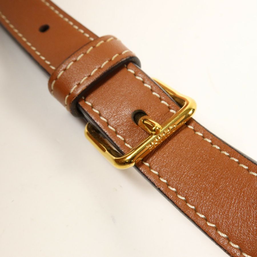 CELINE 牛皮皮革Folco Cuir Triomphe肩背袋-16