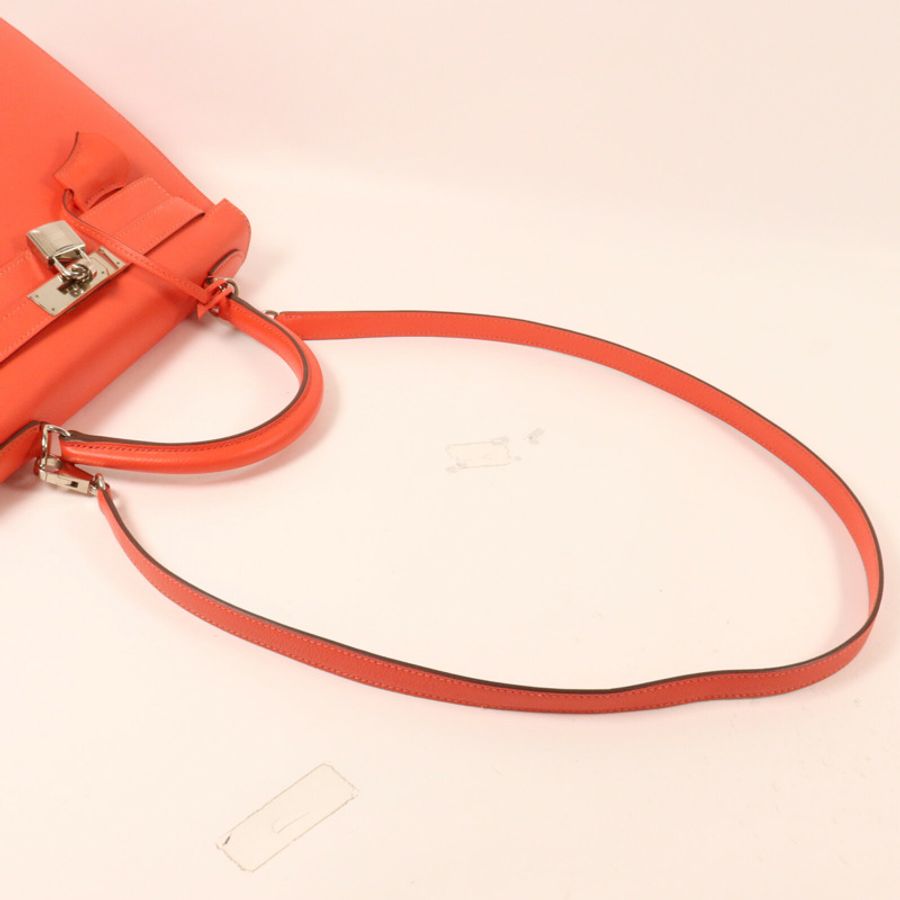 HERMES Epsom皮革Kelly 28手挽肩背兩用袋Rose Jaipur-7
