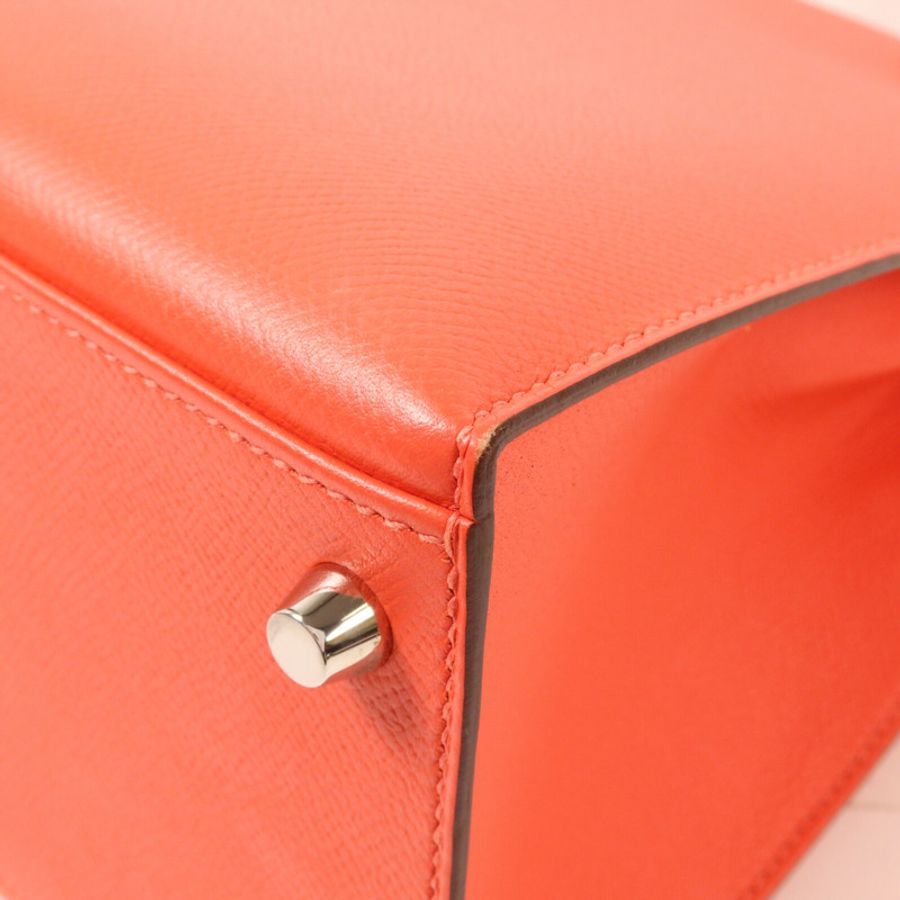 HERMES Epsom皮革Kelly 28手挽肩背兩用袋Rose Jaipur-14