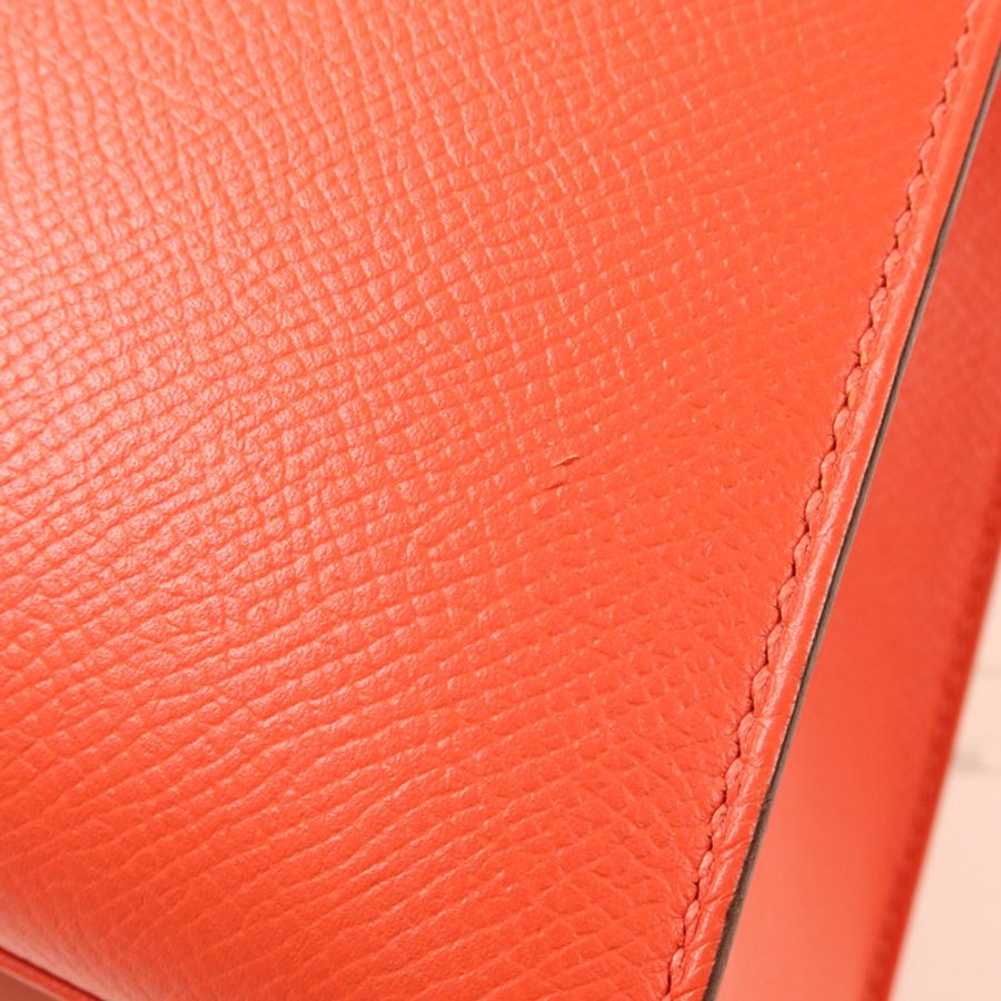 HERMES Epsom皮革Kelly 28手挽肩背兩用袋Rose Jaipur-15