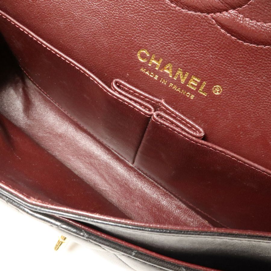 CHANEL 羊皮皮革Classic 25鏈帶肩背袋-4