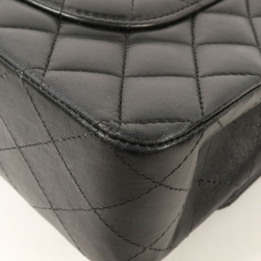 CHANEL 羊皮皮革Classic 25鏈帶肩背袋-14