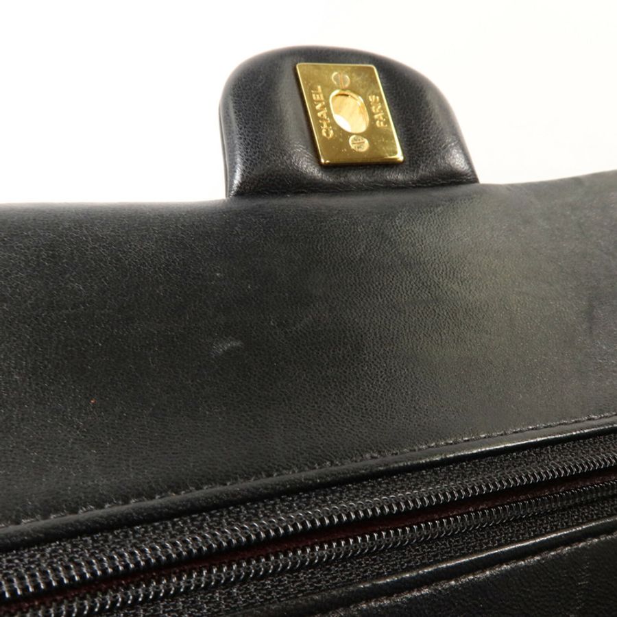 CHANEL 羊皮皮革Classic 25鏈帶肩背袋-16