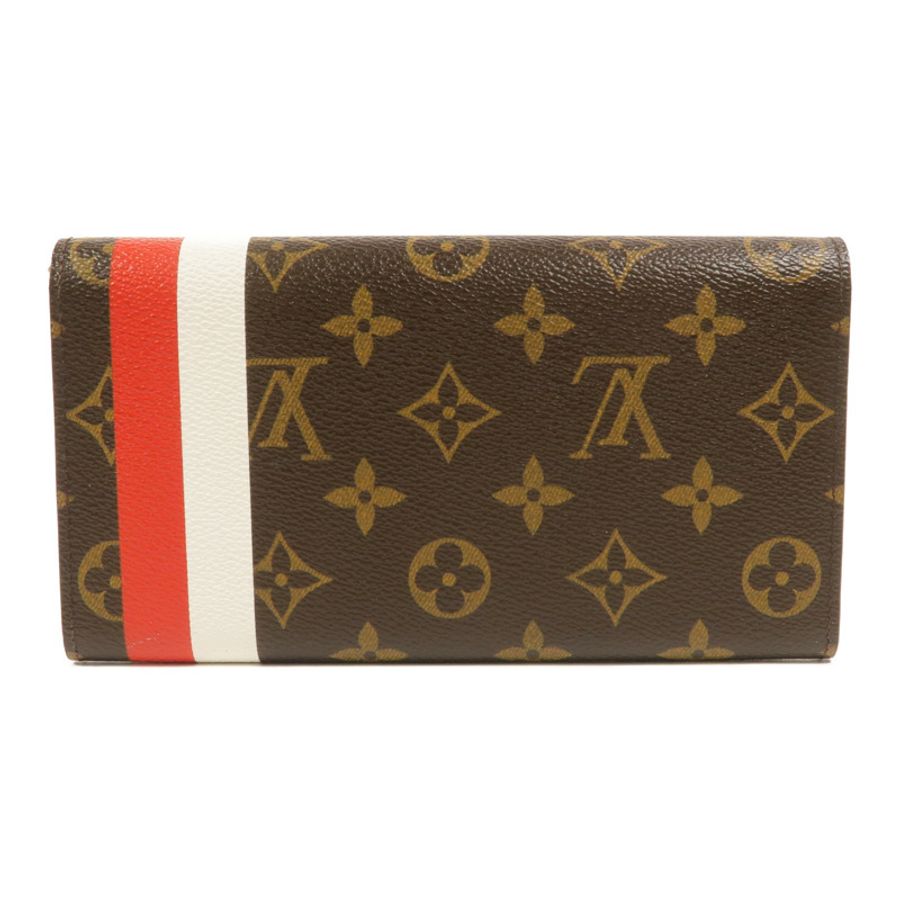 LOUIS VUITTON Monogram Groom Portefeuille Sarah長錢包-1
