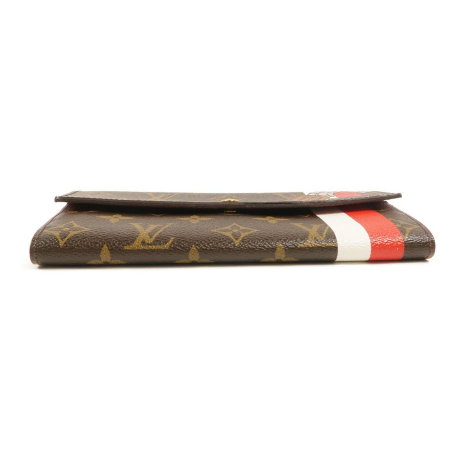 LOUIS VUITTON Monogram Groom Portefeuille Sarah長錢包-3