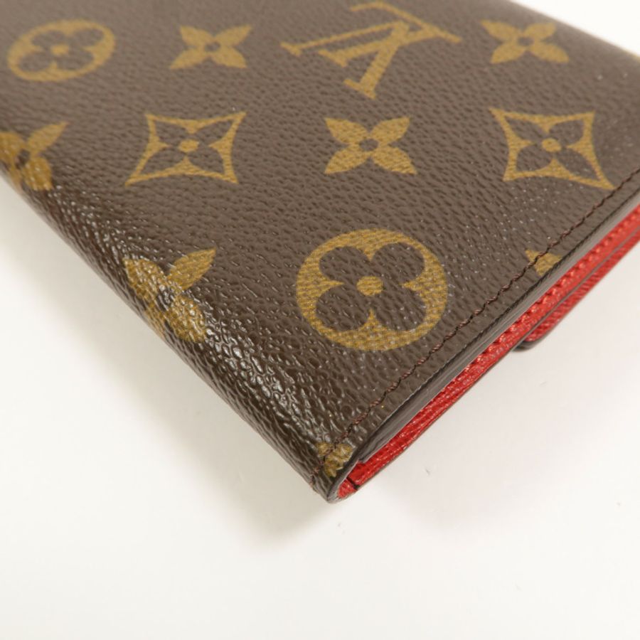 LOUIS VUITTON Monogram Groom Portefeuille Sarah長錢包-12