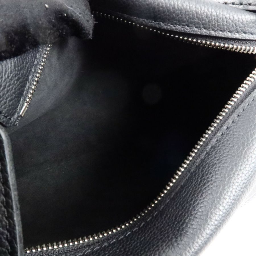 LOUIS VUITTON 牛皮皮革Side Trunk MM銀扣手挽肩背兩用袋-4