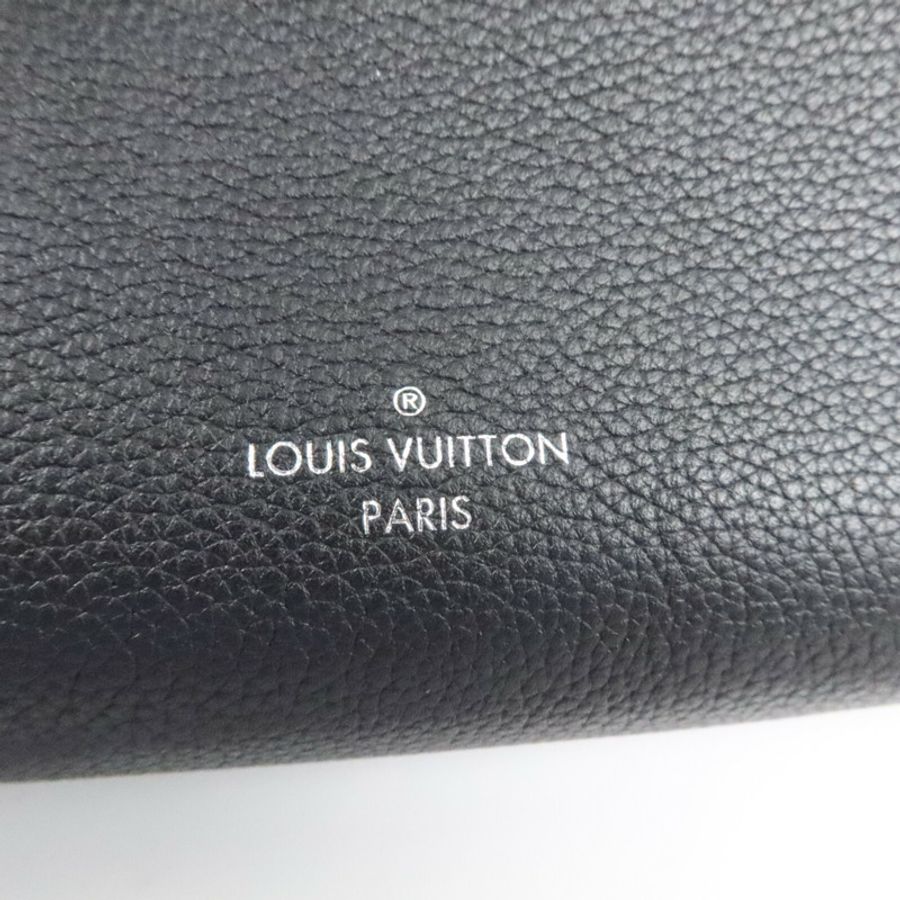 LOUIS VUITTON 牛皮皮革Side Trunk MM銀扣手挽肩背兩用袋-5