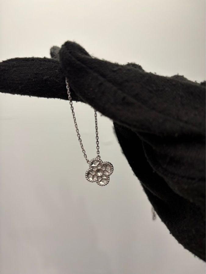 Van Cleef & Arpels VCA Vintage Alhambra 滿鑽白金 四葉草|Classic Trend CT精品|台北東區實體-4