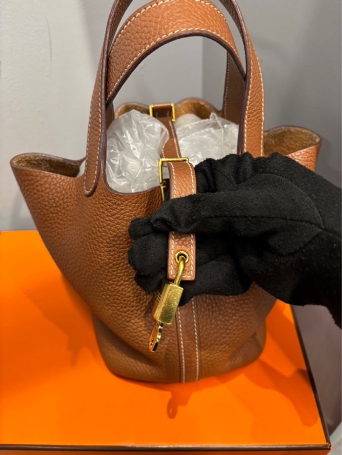 Hermes Picotin Lock 18 Gold TC 金棕金扣 |Classic Trend CT精品|台北東區實體-4