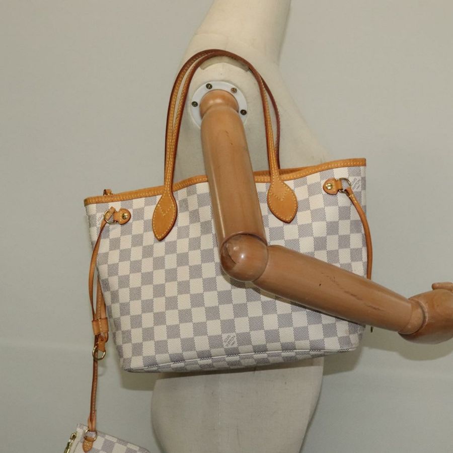 【日本直送】路易威登 Damier Azur Neverfull PM 手提包 N41362 LV 正品 120593-27