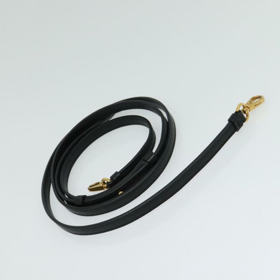 【日本直送】Salvatore Ferragamo Gancini 手提包 皮革 2way 黑色 金色 Auth 131643-20