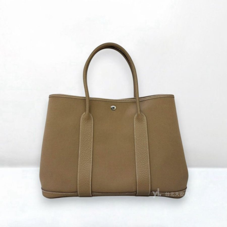 A13405-Hermes GP36大象灰皮加布Garden Party 36-0