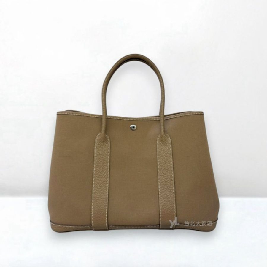 A13405-Hermes GP36大象灰皮加布Garden Party 36-3