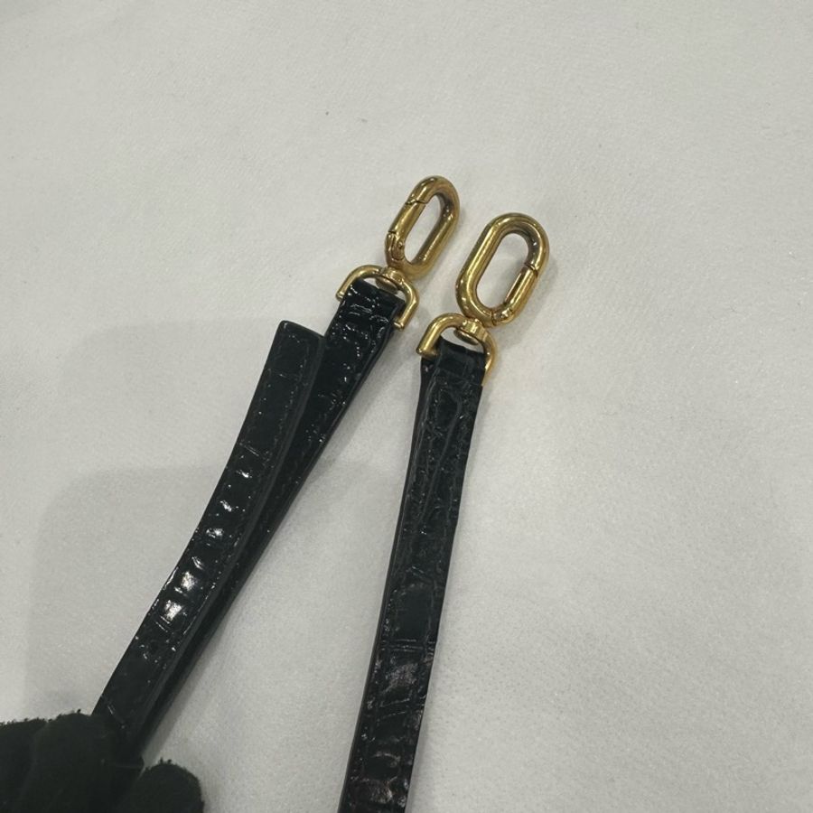 Balenciaga Hourglass XS 沙漏包 黑金 鱷魚紋|Classic Trend CT精品|台北東區實體-6
