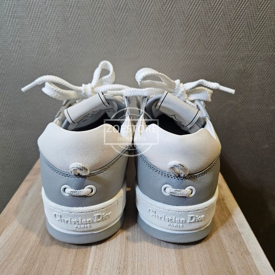 Dior First Sneaker 灰白配色鏤空運動休閒鞋-5