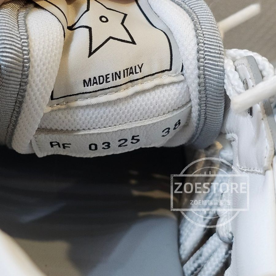Dior First Sneaker 灰白配色鏤空運動休閒鞋-9