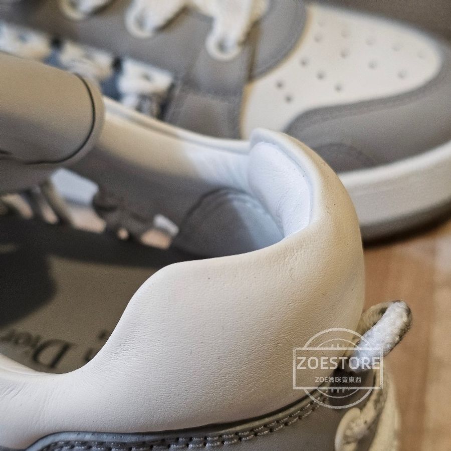 Dior First Sneaker 灰白配色鏤空運動休閒鞋-19