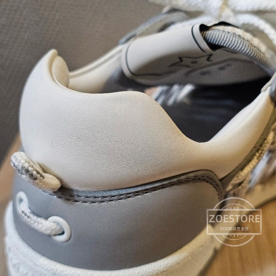 Dior First Sneaker 灰白配色鏤空運動休閒鞋-20