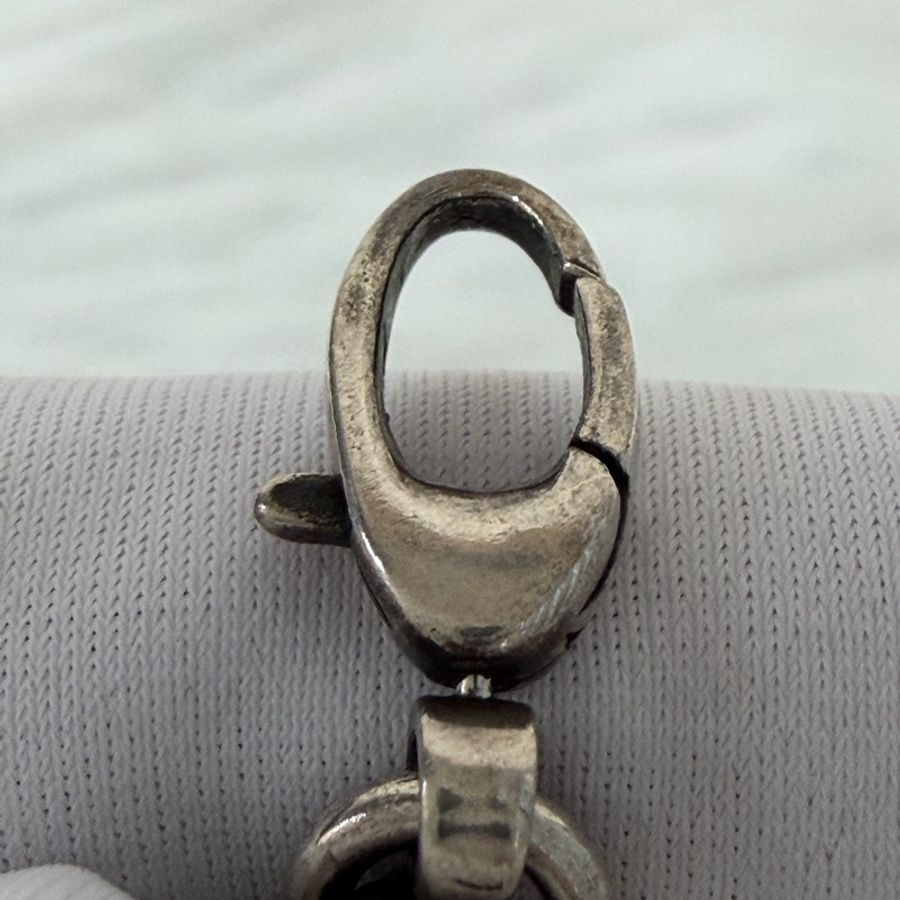 Gucci 66941 Interlocking純銀 925 雙G 仿舊 復古設計 項鍊-15