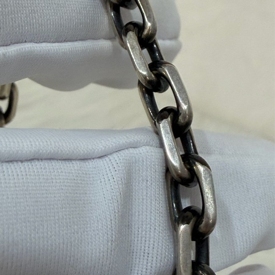 Gucci 66941 Interlocking純銀 925 雙G 仿舊 復古設計 項鍊-22
