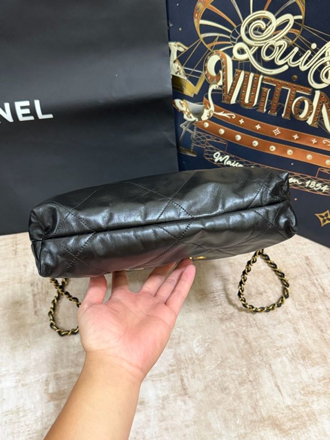 22Bag 後背包黑金小號-9
