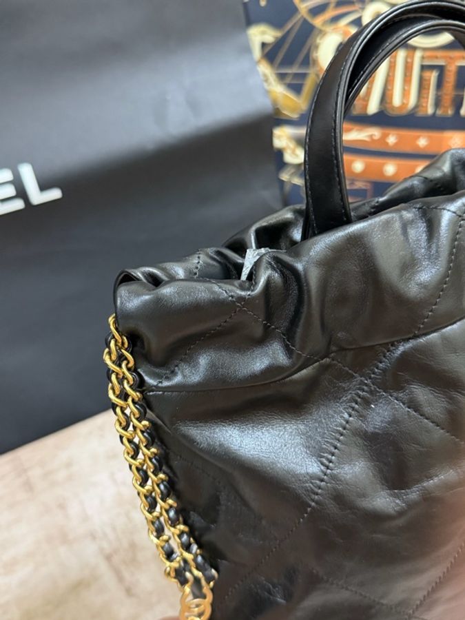 22Bag 後背包黑金小號-14