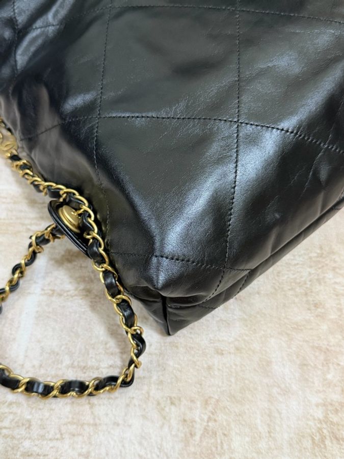 22Bag 後背包黑金小號-15