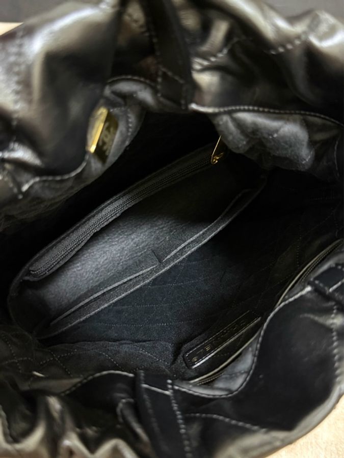 22Bag 後背包黑金小號-22