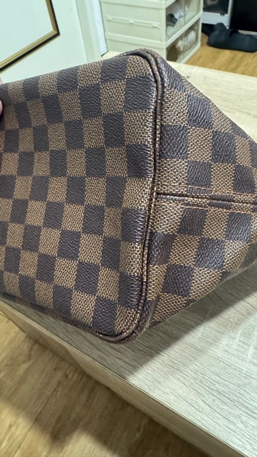 Louis Vuitton Neverfull MM Damier Ebene（咖啡棋盤格）-2
