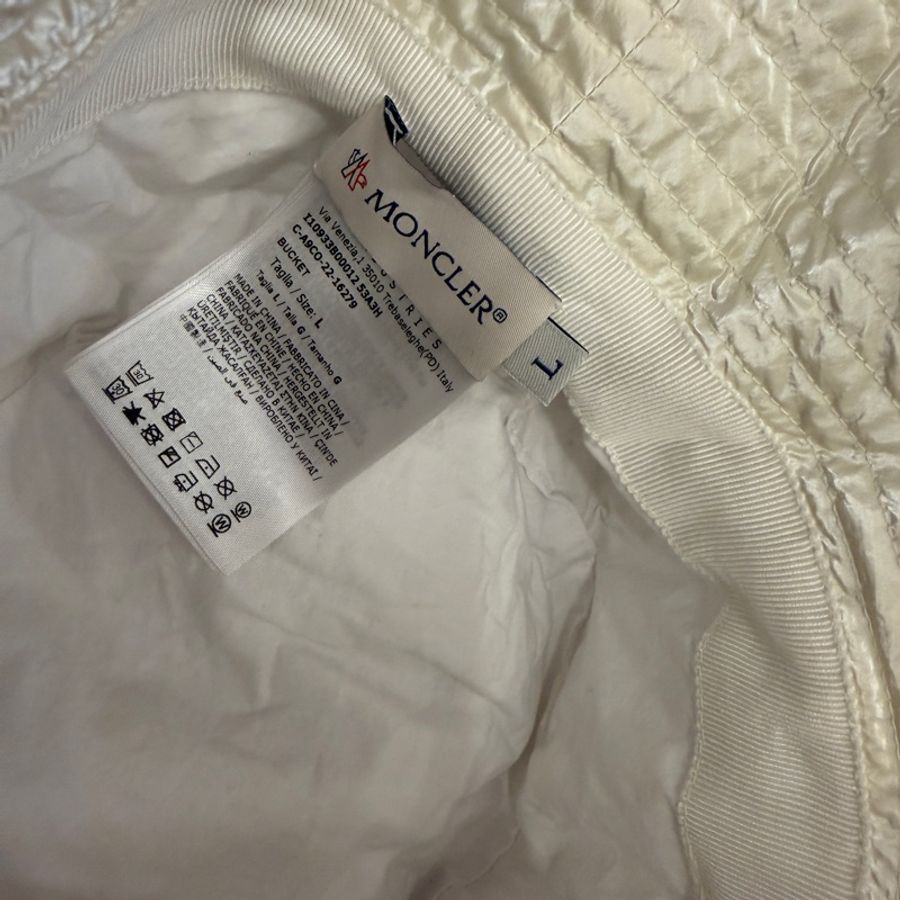 MONCLER珍珠白漁夫帽-4
