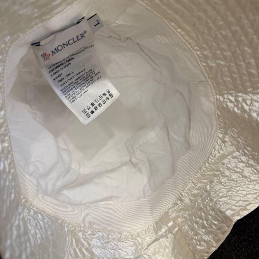 MONCLER珍珠白漁夫帽-5