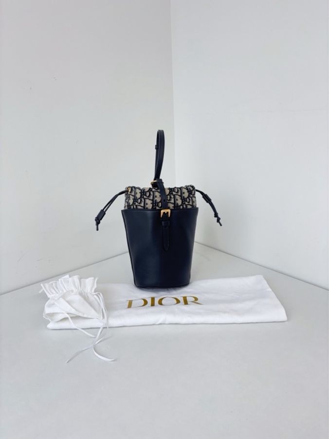 ✨Dior迪奧|Montaigne 老花 mini 水桶包|閒置新2025年新款編碼-2