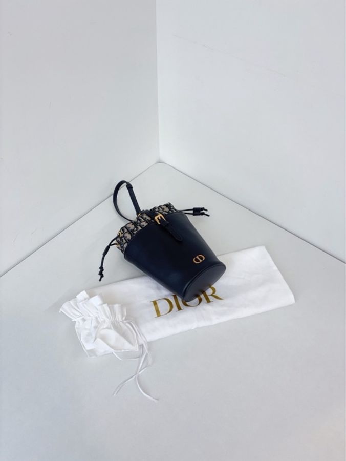 ✨Dior迪奧|Montaigne 老花 mini 水桶包|閒置新2025年新款編碼-8