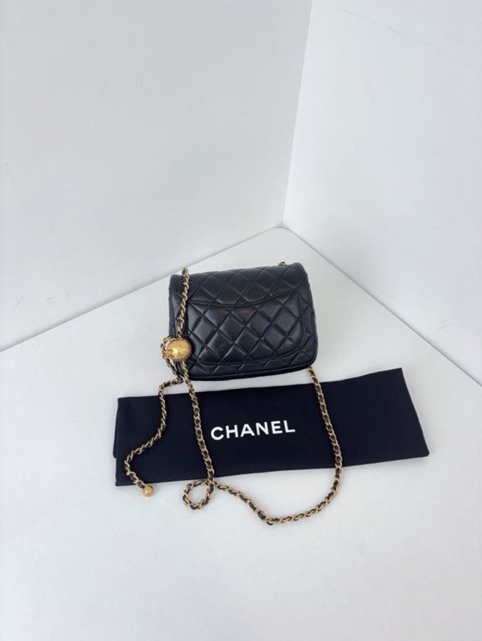 💎Chanel香奈兒｜黑金金球CF方胖子｜98新30開-3