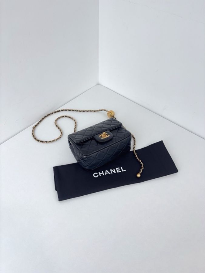 💎Chanel香奈兒｜黑金金球CF方胖子｜98新30開-7
