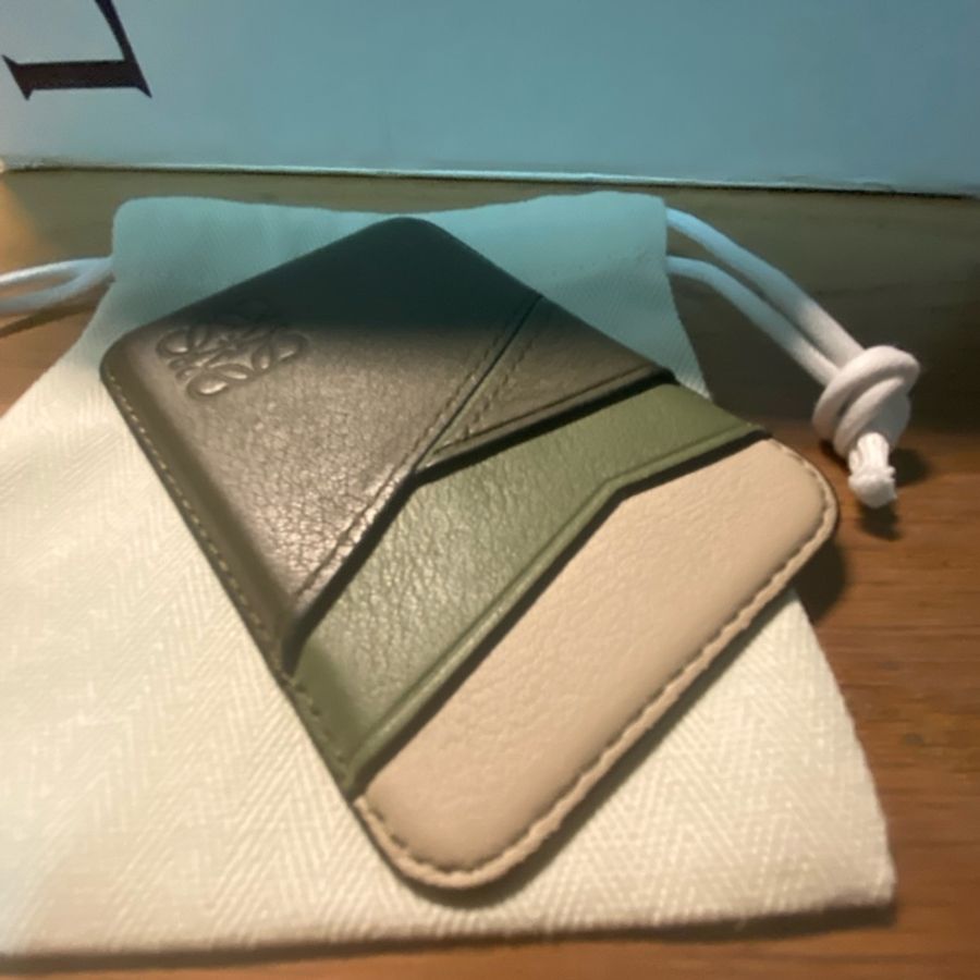 Loewe Puzzle Magnetic Leather Cardholder-13