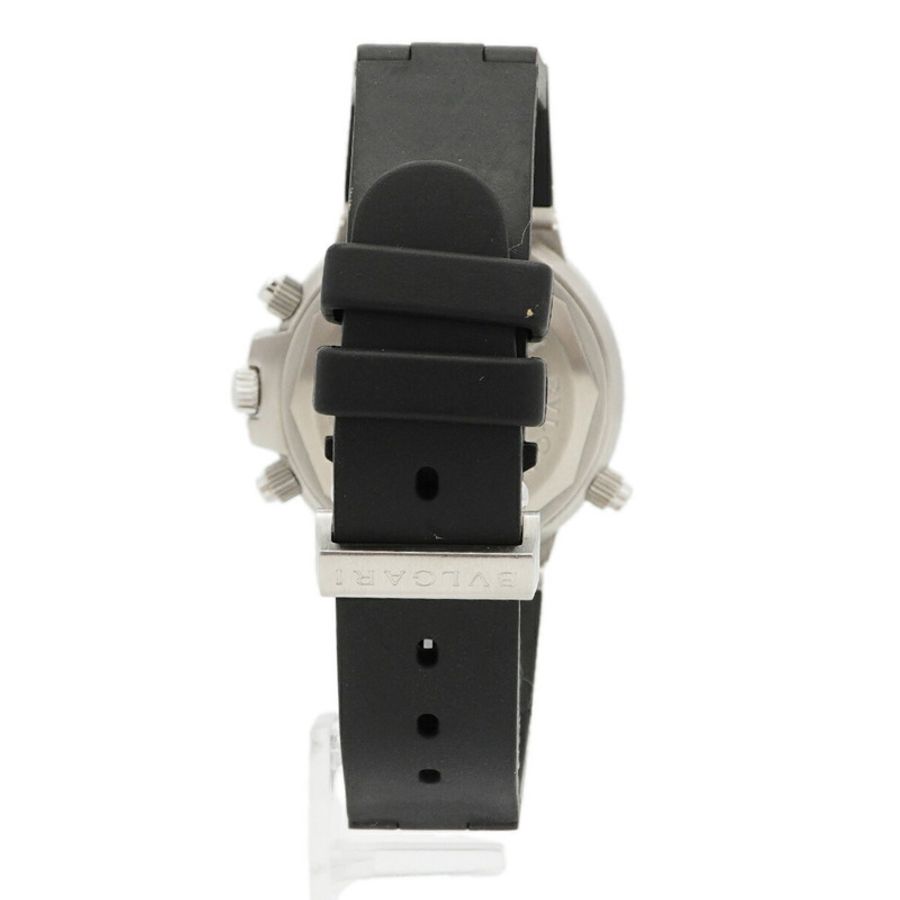 寶格麗 Diagono Scuba GMT SD38SGMT 黑色錶盤男士腕錶-7