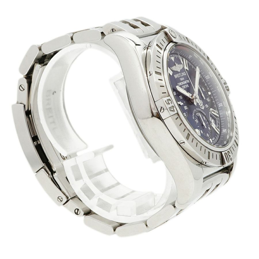 百年靈 Chronomat 44 AB0115 藍色錶盤男錶-2