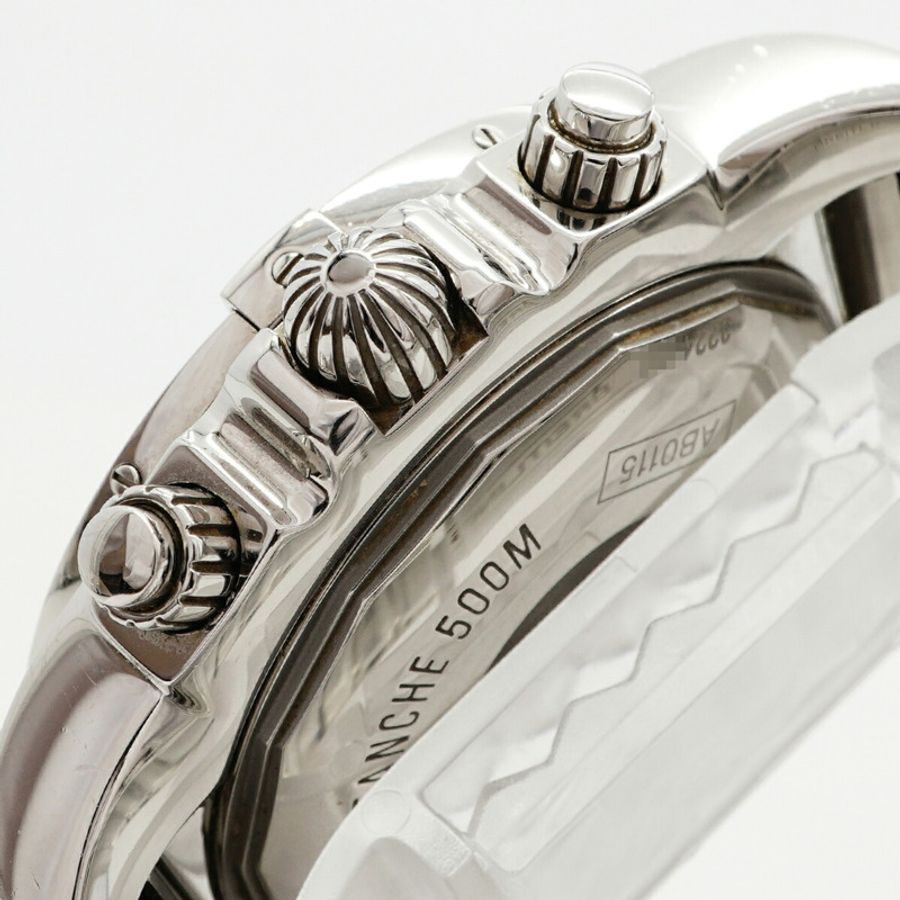 百年靈 Chronomat 44 AB0115 藍色錶盤男錶-8