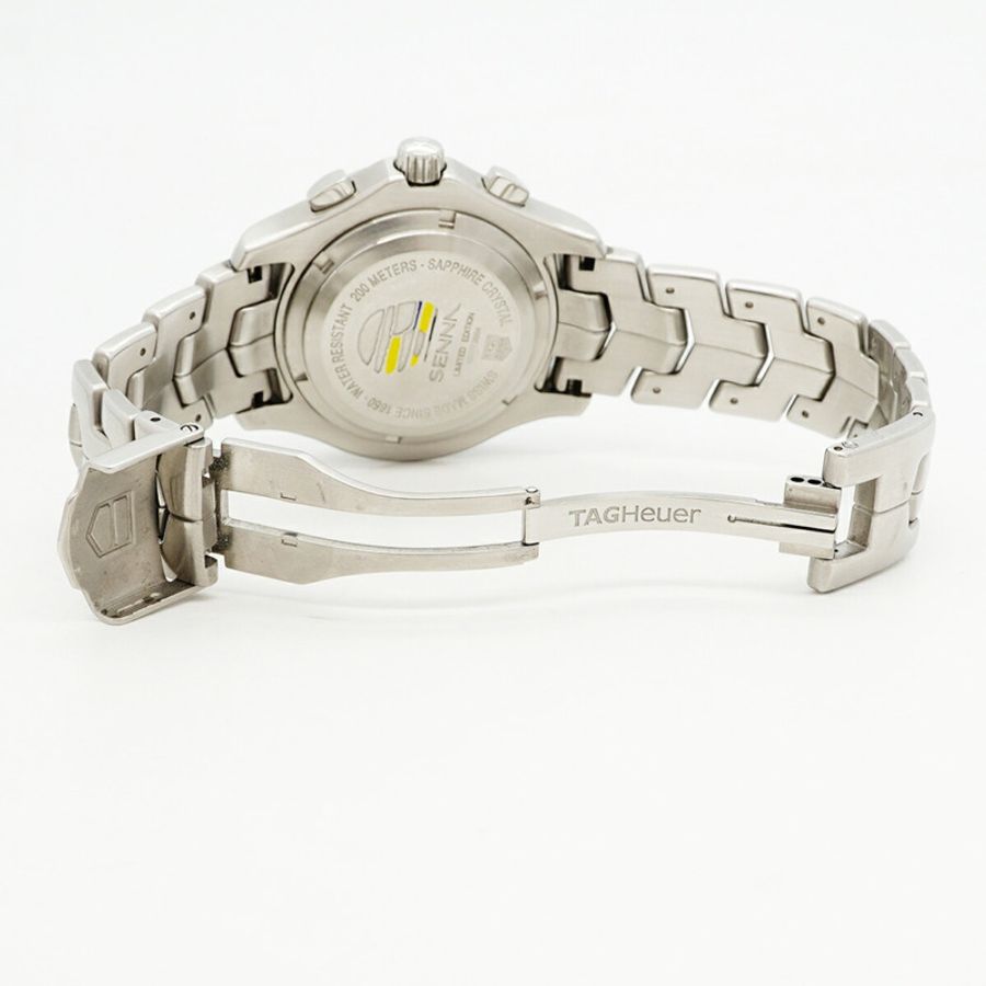 TAG Heuer Link Ayrton Senna 限量版 CJF2113 藍色錶盤男士腕錶-3