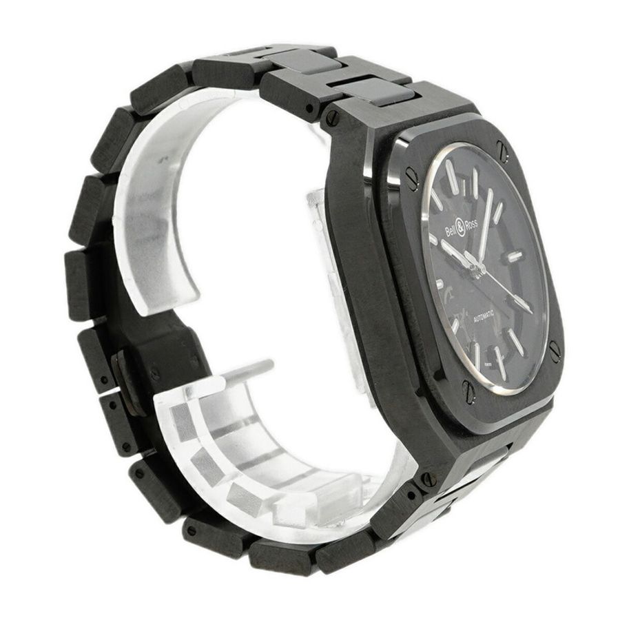 Bell & Ross BR05 鏤空黑色陶瓷男士腕錶 BR05A-BL-SK-CE SCE 錶盤-2