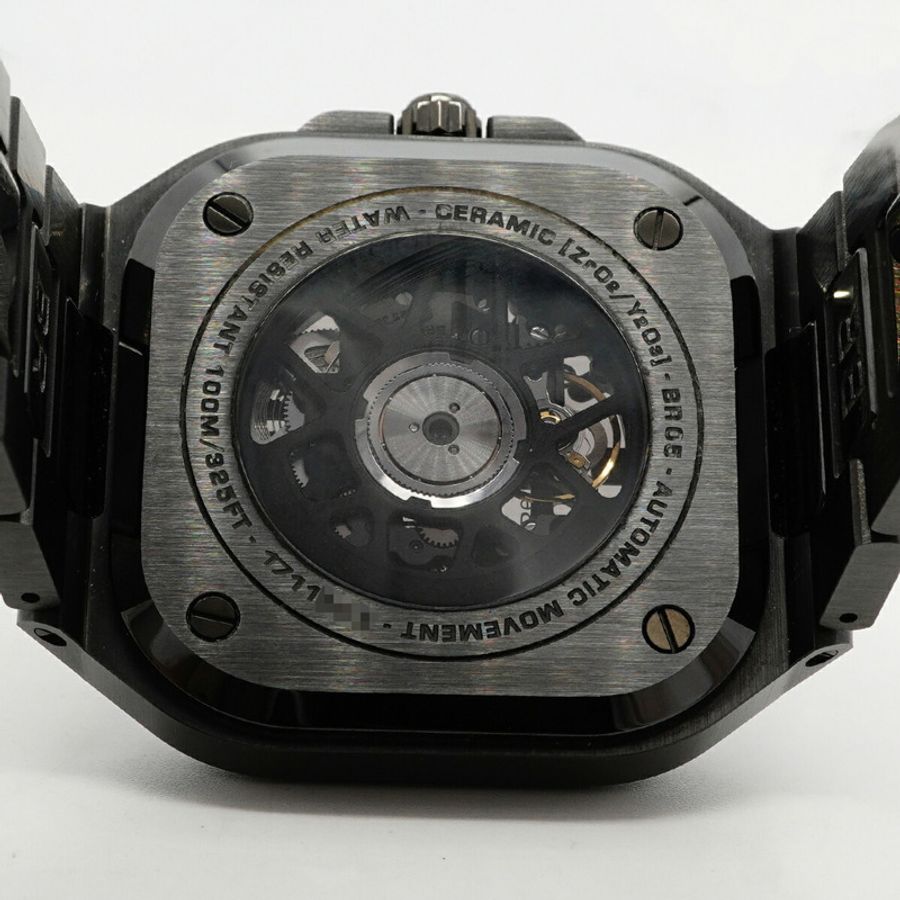 Bell & Ross BR05 鏤空黑色陶瓷男士腕錶 BR05A-BL-SK-CE SCE 錶盤-4
