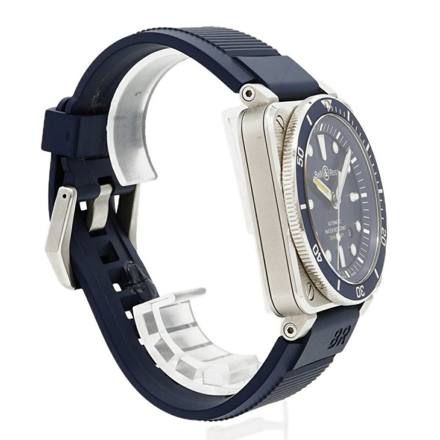 Bell & Ross BR03-92 潛水錶 藍色 BR0392-D-BU-ST SRB 錶盤 男士腕錶-2