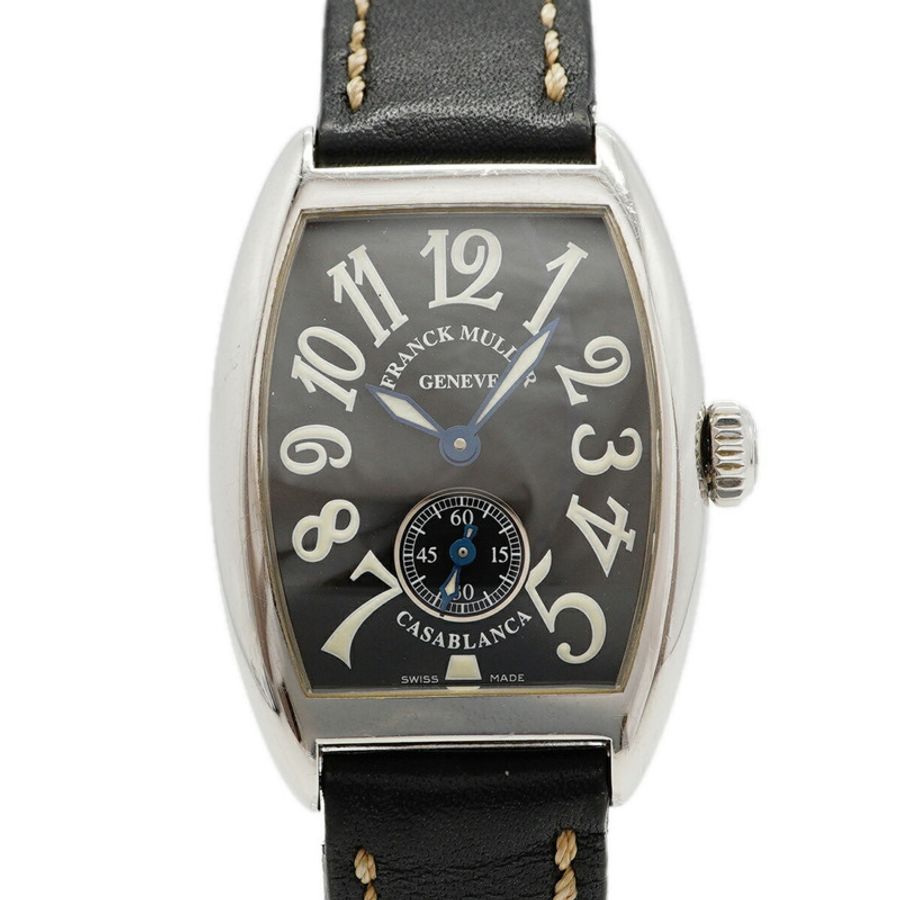 Franck Muller Casablanca 小秒針 1750S6 黑色錶盤女士腕錶-0