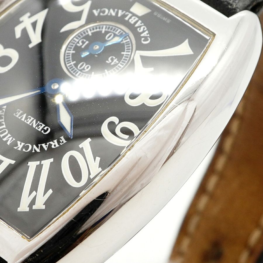 Franck Muller Casablanca 小秒針 1750S6 黑色錶盤女士腕錶-5