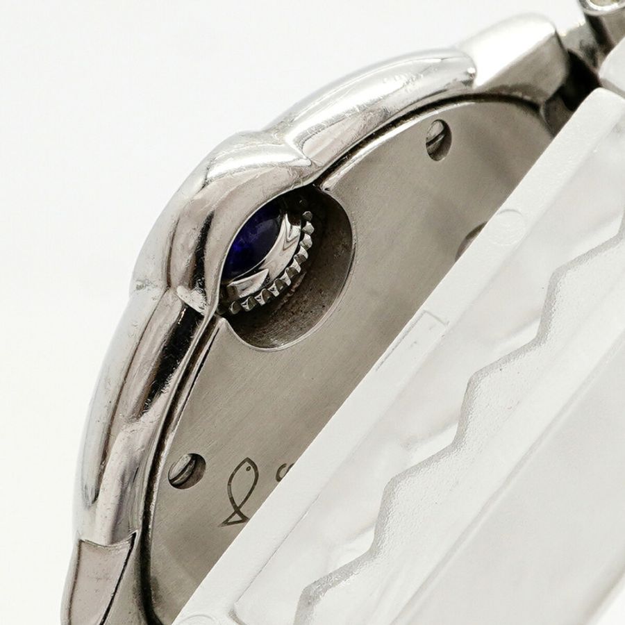 卡地亞 Ballon Bleu SM W69010Z4 銀色錶盤小姐腕錶-8