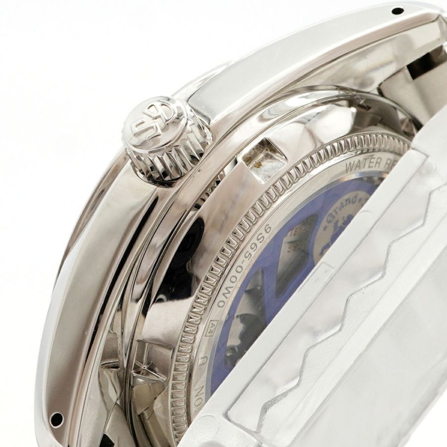 精工Grand Mechanical全球限量版1200枚SBGR325 9S65-00W0藍色錶盤男士腕錶-8